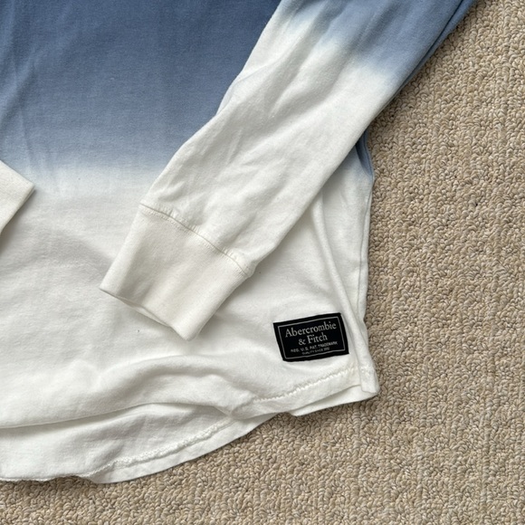 abercrombie and fitch men’s tie die shirt size small guc long sleeve - Picture 3 of 4